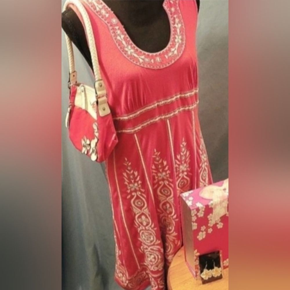 INC Pink & White flower dress ONLY
